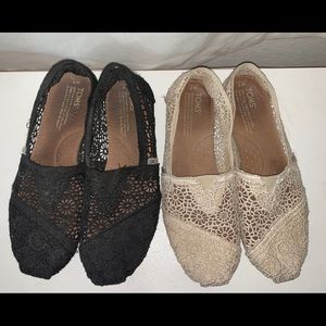 Floral Lace Toms